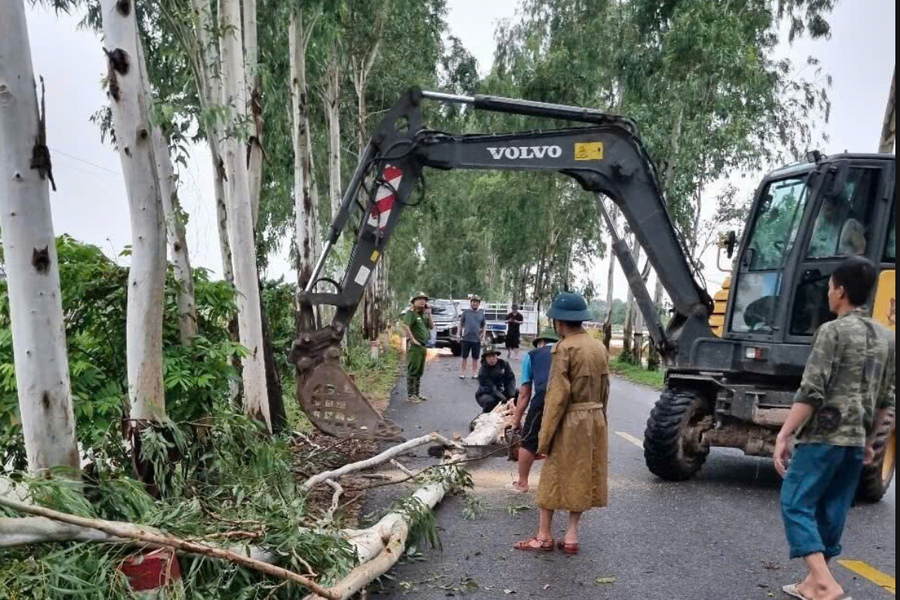 Mưa dông diện rộng ở Hải Phòng sau nhiều ngày nắng nóng