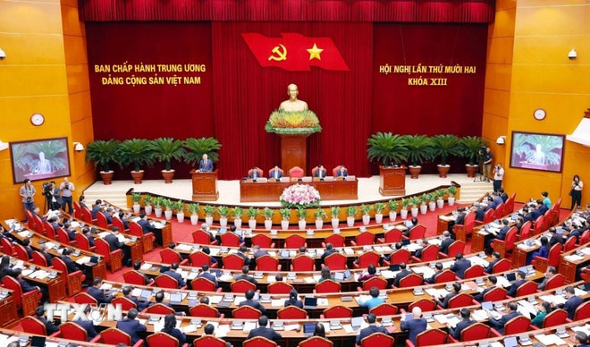 Thông báo Hội nghị lần thứ 12 Ban Chấp hành Trung ương Đảng khóa XIII