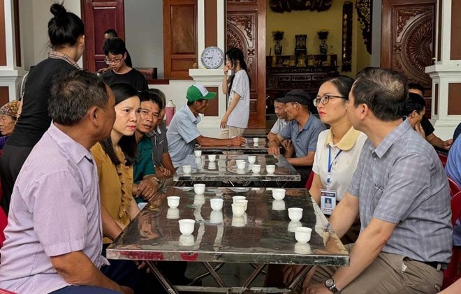 Phường Hưng Đạo (Hải Phòng) thăm hỏi gia đình người tử nạn trong vụ lật tàu trên Vịnh Hạ Long