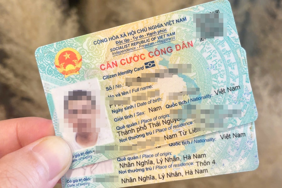 Đề xuất cấp đổi trực tuyến thẻ căn cước do sắp xếp đơn vị hành chính