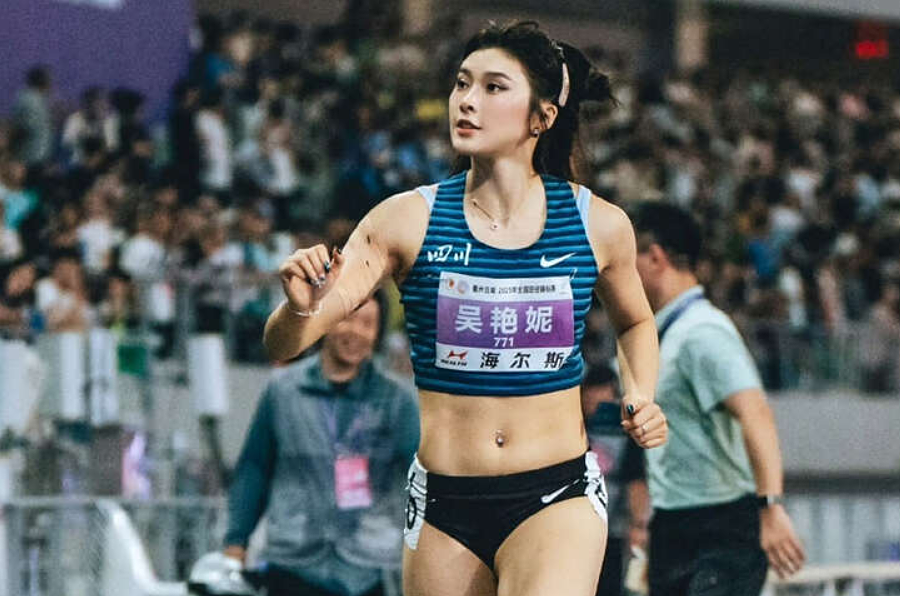 Mỹ nhân điền kinh Trung Quốc không vui dù vô địch 100 m quốc gia