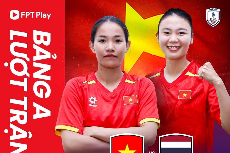 Tối nay xem trực tiếp trận Việt Nam - Thái Lan ở AFF Cup nữ 2025 trên kênh nào?