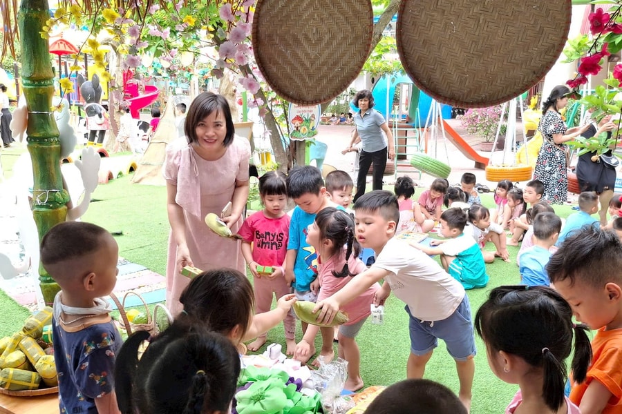 Mô hình lấy trẻ làm trung tâm của cô Hiệu trưởng tâm huyết
