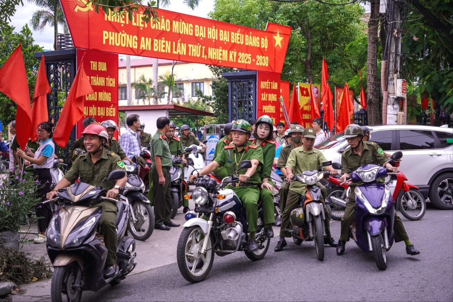 Phường An Biên ra quân bảo đảm trật tự đường hè, vệ sinh môi trường