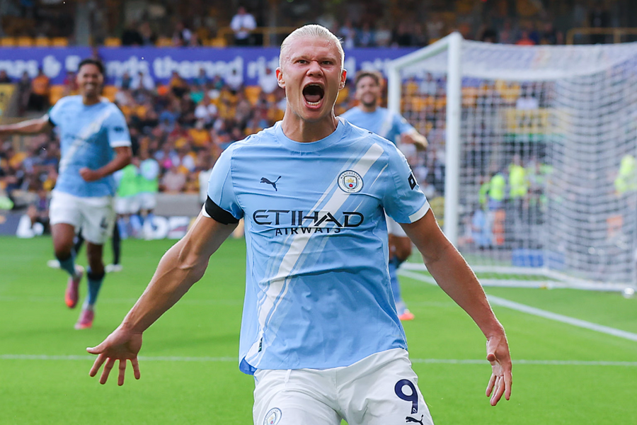 Man City thắng hủy diệt Wolves tại vòng một Ngoại hạng Anh