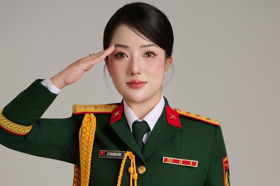Hé lộ điều bất ngờ về thượng úy Ngọc Hân - giọng đọc thuyết minh ngày Quốc khánh