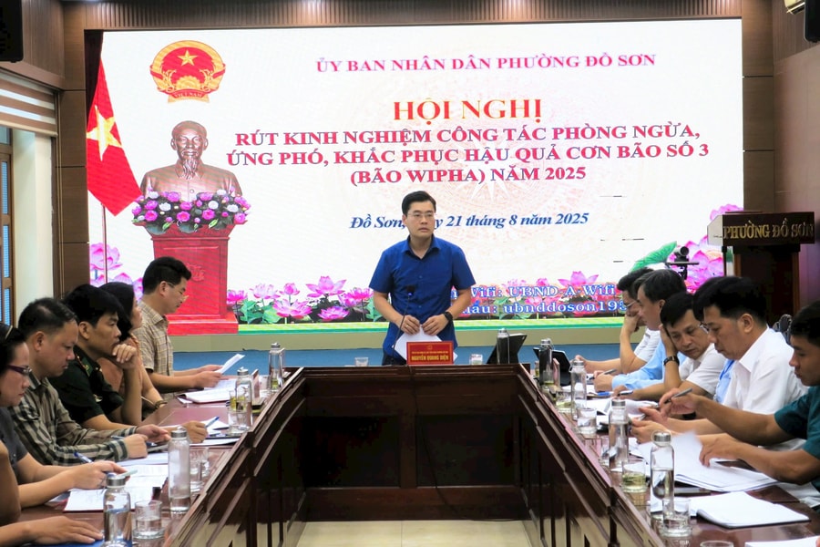 Phường Đồ Sơn chủ động xây dựng kịch bản ứng phó thiên tai trong mùa mưa bão