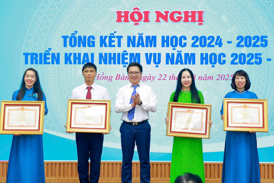 Phường Hồng Bàng dẫn đầu thành phố về giáo dục tiểu học
