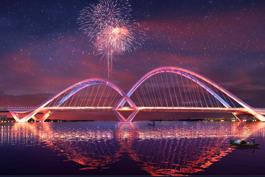 Two major transport projects launched - new boost for western Hai Phong
