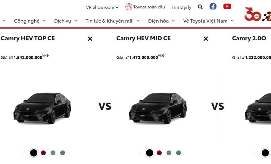 Nhiều mẫu xe Toyota tăng giá niêm yết tại Việt Nam