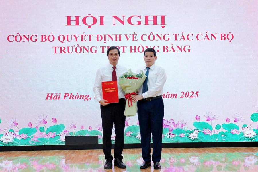 3 trường THPT công lập có Hiệu trưởng mới