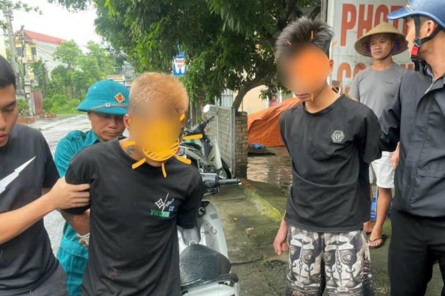 Bắt giữ 3 đối tượng cướp xe máy trong đêm ở khu công nghiệp Phúc Điền