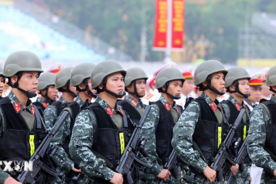 Xuất quân bảo đảm tuyệt đối an ninh, an toàn Lễ kỷ niệm, diễu binh, diễu hành