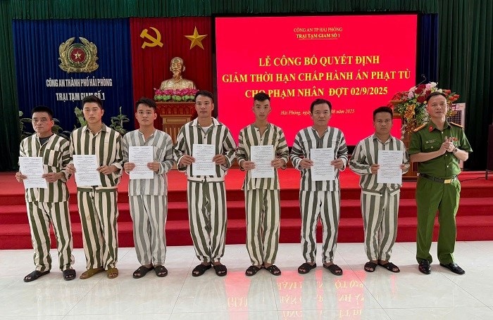 Giảm thời hạn chấp hành án phạt tù cho 22 phạm nhân