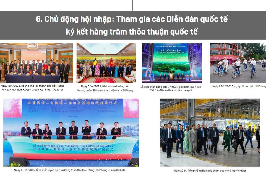 Dấu ấn đối ngoại Hải Phòng tại Triển lãm thành tựu đất nước