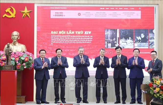 Tổng Bí thư Tô Lâm dự Lễ khai trương Trang thông tin điện tử 'Đảng Cộng sản Việt Nam - Đại hội 14'
