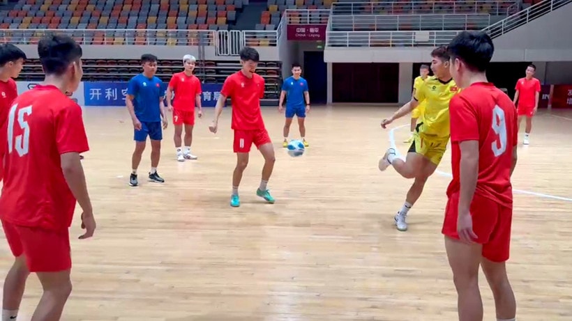 Đội tuyển futsal Việt Nam hoàn thiện những bước chuẩn bị cuối cùng