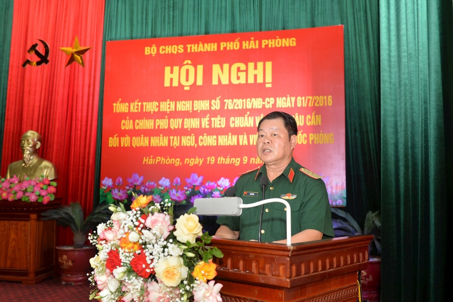 Bảo đảm tốt chế độ, tiêu chuẩn vật chất hậu cần cho bộ đội