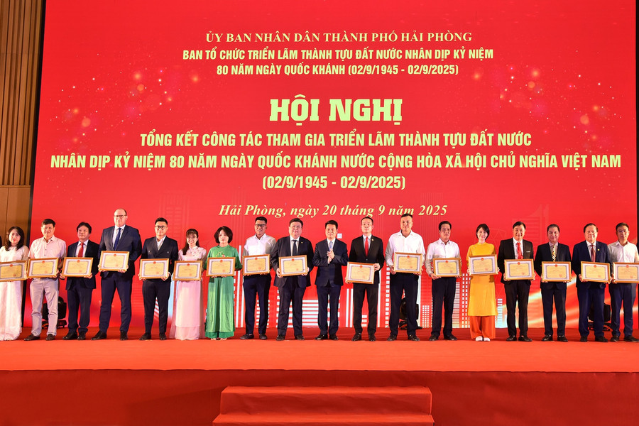 Khẳng định tinh thần đoàn kết, nỗ lực của Hải Phòng tại Triển lãm thành tựu đất nước