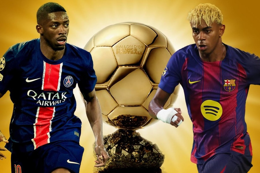 Quả bóng Vàng 2025 - Dembele có nhiều khả năng chiến thắng Yamal