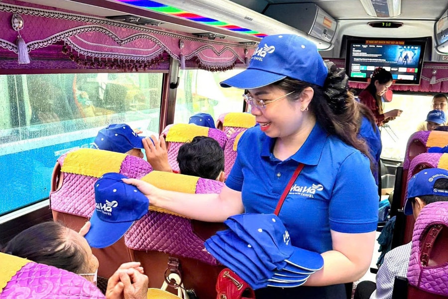 Nữ doanh nhân đam mê công tác xã hội