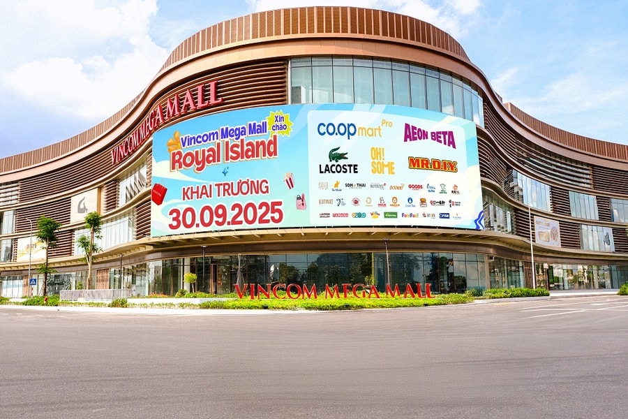 Vincom Mega Mall Royal Island - 'toạ độ' mua sắm mới với nhiều thương hiệu đình đám