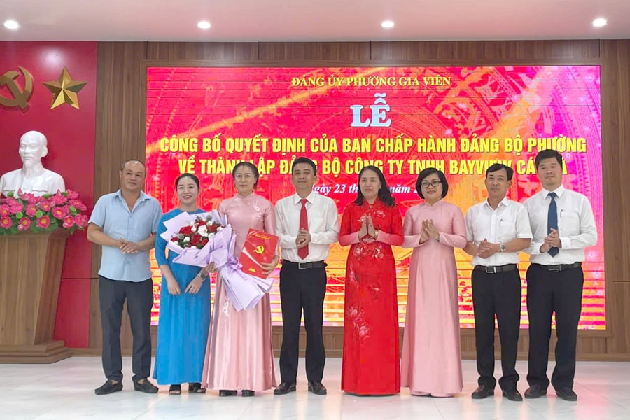 Thành lập Đảng bộ Công ty TNHH Bayview Cát Bà