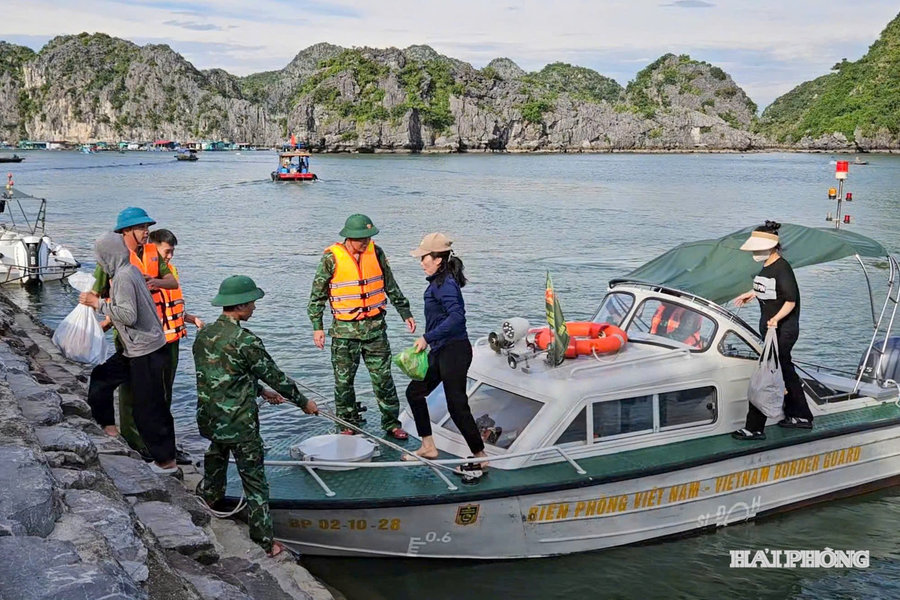 Các đặc khu của Hải Phòng sẵn sàng phương án di dời các hộ dân phòng chống bão số 9