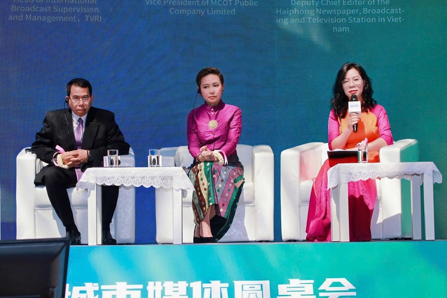 Hai Phong Newspaper, Radio and Television joins 2025 China-ASEAN (Nanning) Urban Media Roundtable