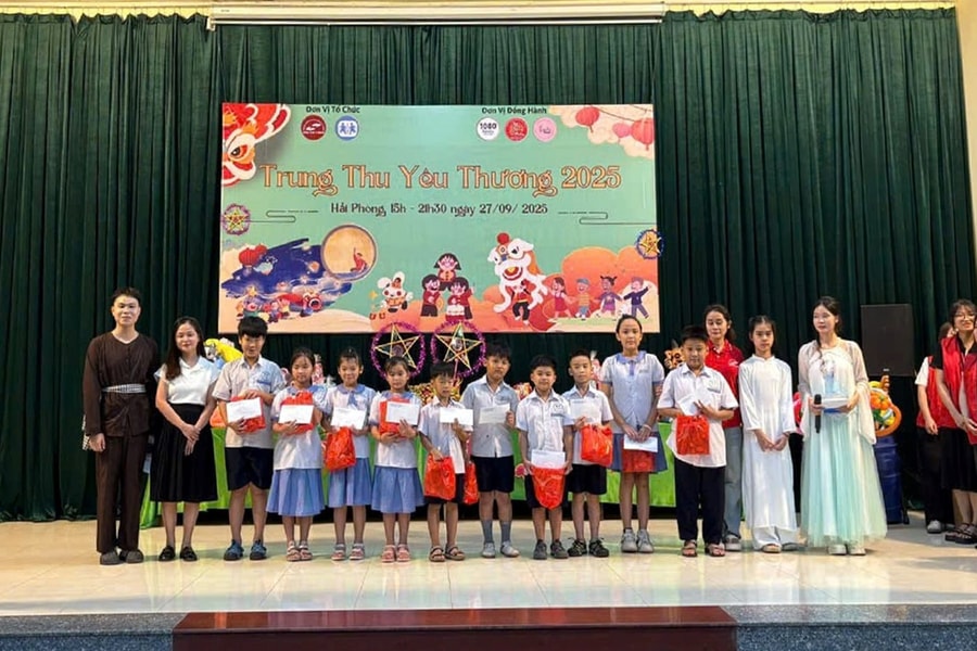 Chăm lo Tết Trung thu ở Làng Trẻ em SOS Hải Phòng