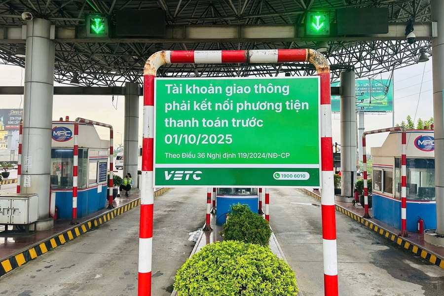 Lùi thời hạn chuyển đổi tài khoản giao thông đến hết ngày 31/12/2025