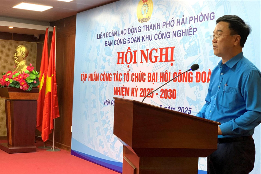 600 cán bộ công đoàn ở phía đông thành phố được tập huấn công tác Đại hội Công đoàn cơ sở