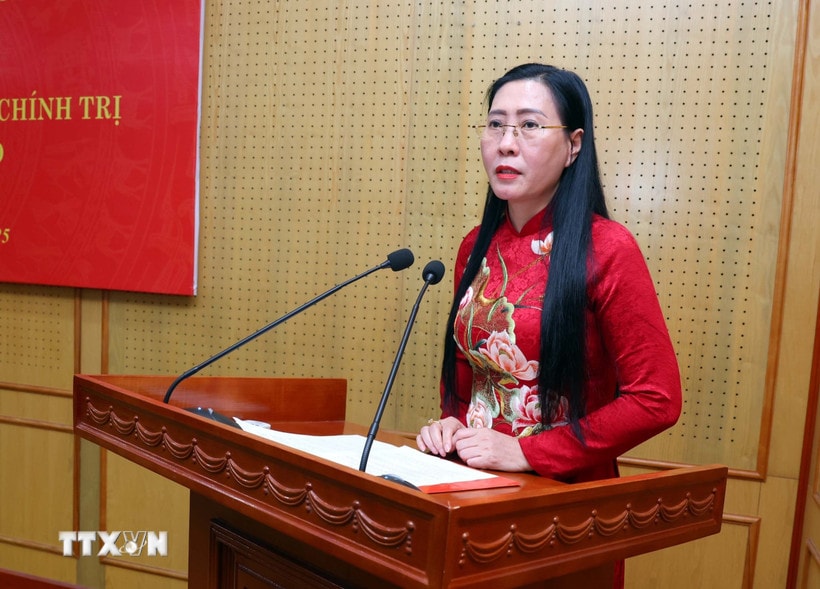 Bí thư Tỉnh uỷ Quảng Ngãi Bùi Thị Quỳnh Vân được bổ nhiệm giữ chức Phó Trưởng Ban Tổ chức Trung ương