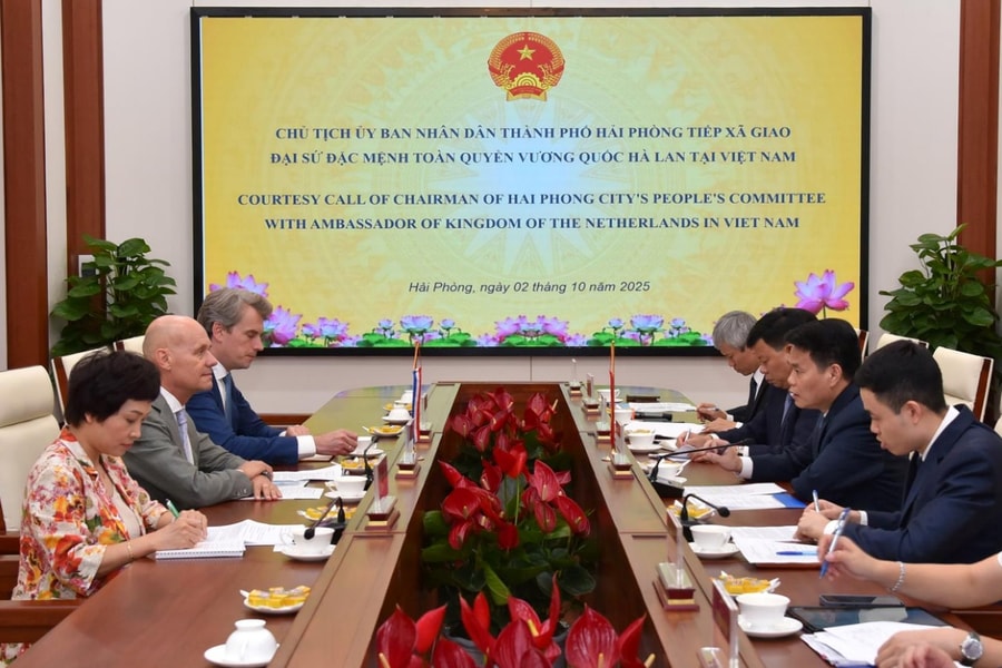 Tăng cường hợp tác giữa Hải Phòng với các doanh nghiệp, đối tác của Hà Lan