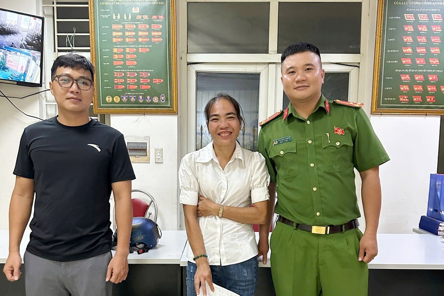 Công an phường Hồng Bàng kịp thời hỗ trợ người phụ nữ vùng cao gặp khó khăn