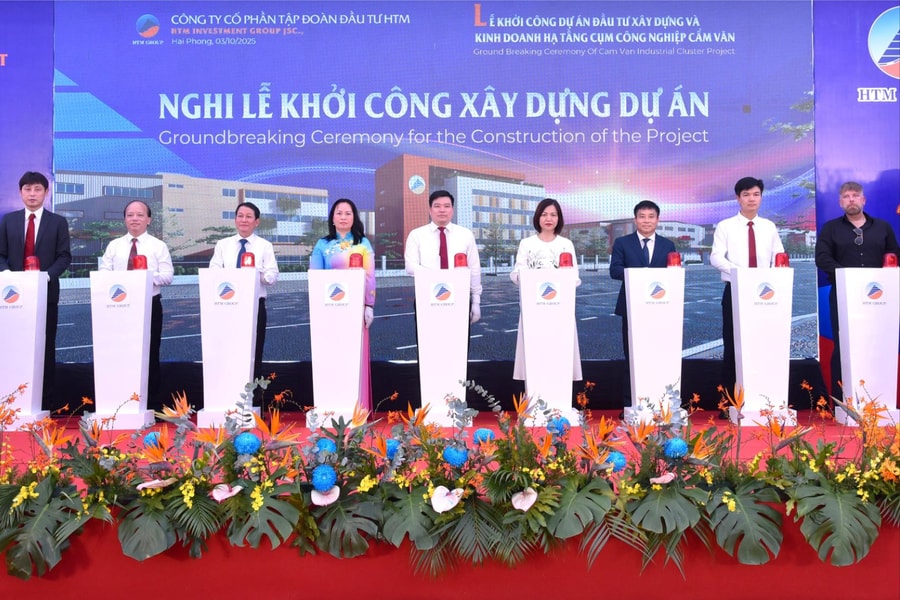 Construction begins on Cam Van industrial cluster in Hai Phong