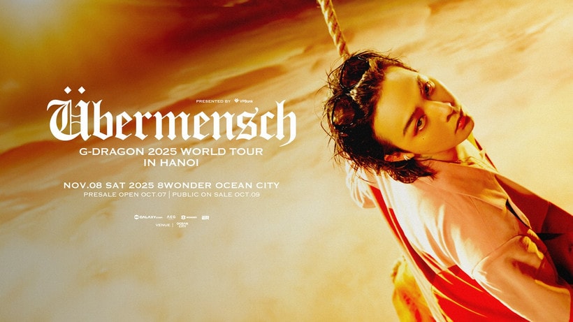 G-Dragon 2025 World Tour trở lại với chuyến lưu diễn được mong chờ tại Hà Nội