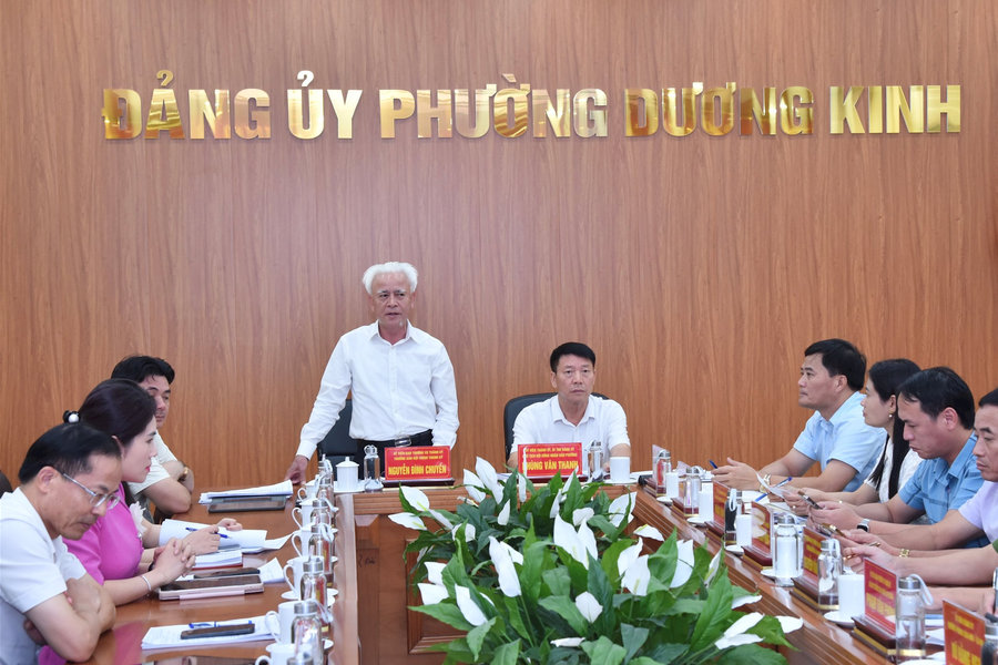 Phường Dương Kinh tập trung giải phóng mặt bằng 7 dự án lớn