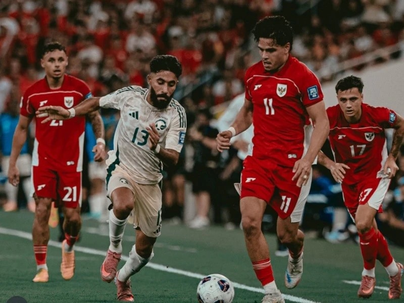 Thua ngược Saudi Arabia, tuyển Indonesia dần xa giấc mơ dự World Cup 2026