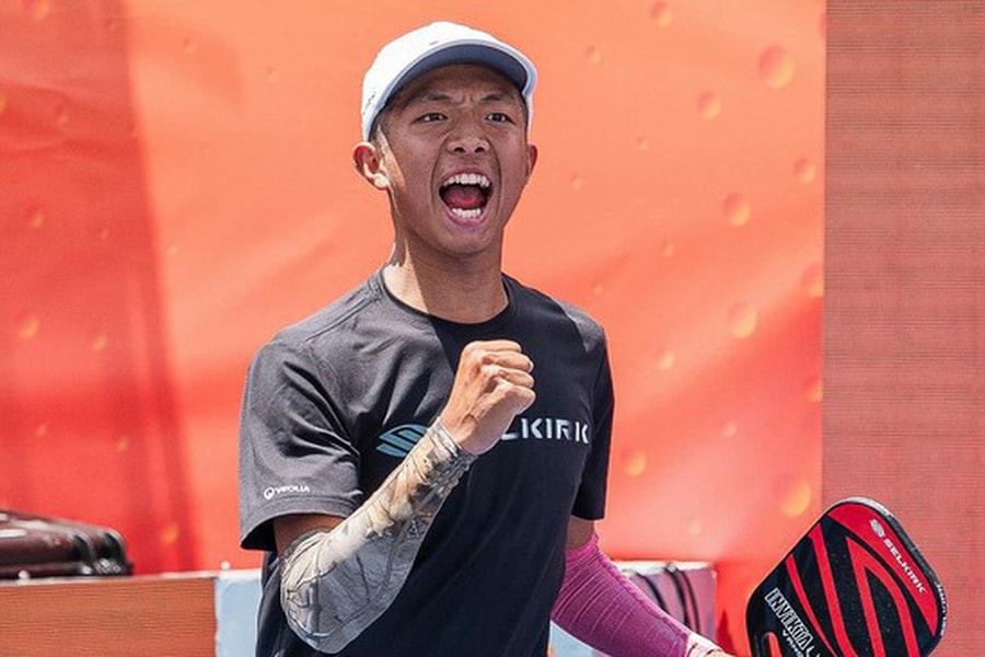 Thần đồng pickleball Quang Dương có hành động đầy ý nghĩa ủng hộ đồng bào lũ lụt