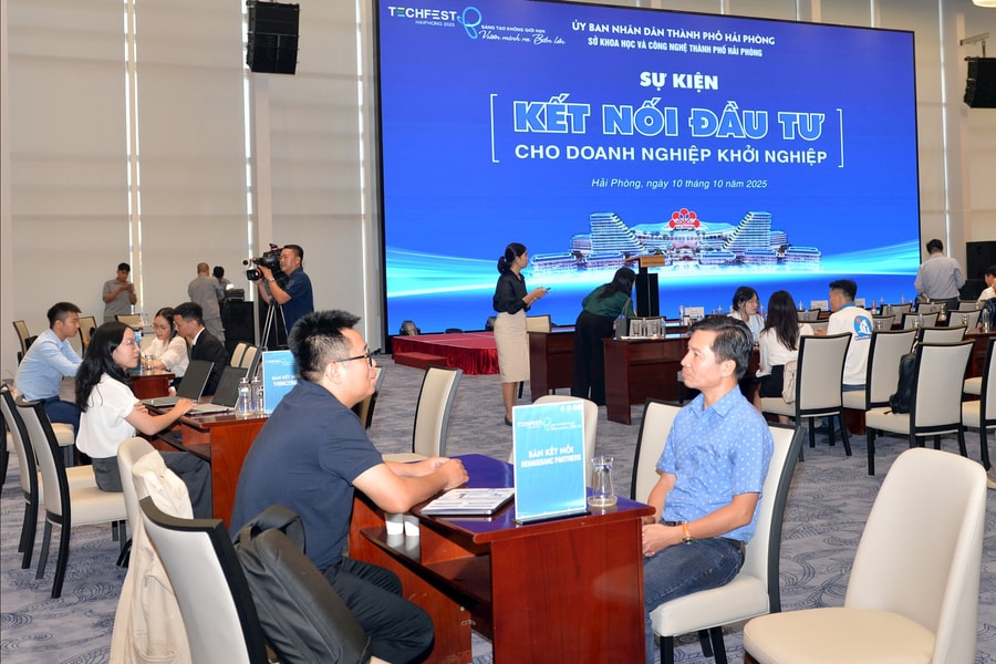 Startup investment connection at Techfest Haiphong 2025