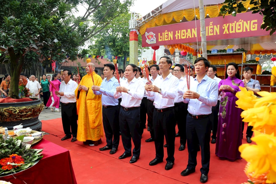 Trang trọng lễ giỗ Đức Thánh Trần trên đất Kiếp Bạc linh thiêng