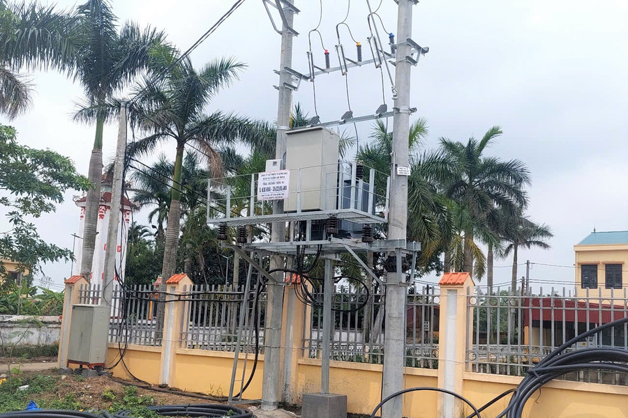 Nâng cấp 3 trạm biến áp ở xã Vĩnh Thuận