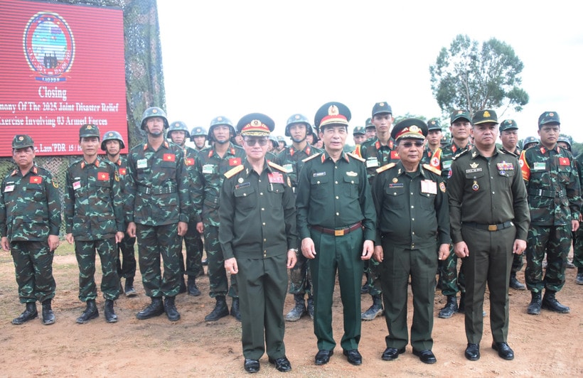 Diễn tập cứu hộ, cứu nạn chung giữa quân đội Việt Nam - Lào - Campuchia