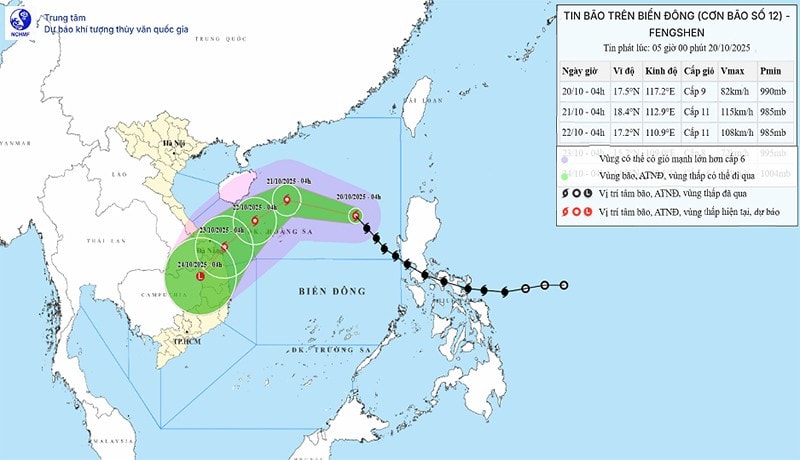 Hai Phong activates response measures for Typhoon Fengshen