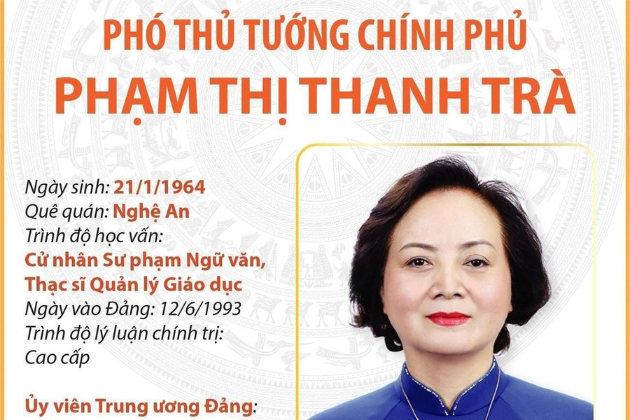Chân dung bà Phạm Thị Thanh Trà - nữ Phó Thủ tướng đầu tiên của Việt Nam