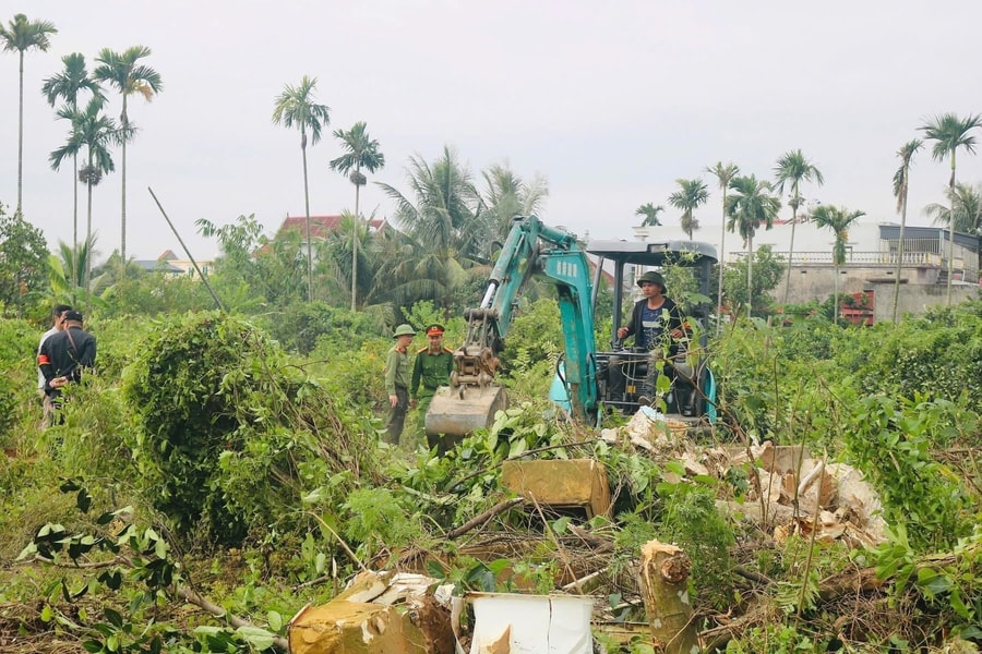 Hoàn thành cưỡng chế thu hồi đất, tạo mặt bằng cho đường vành đai 2