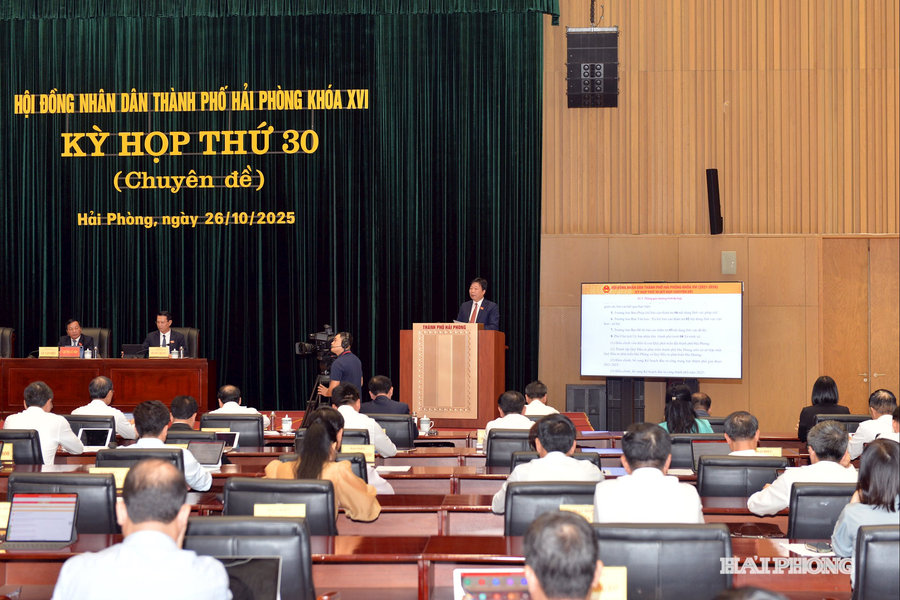 Kỳ họp thứ 30 HĐND thành phố Hải Phòng xem xét nhiều chính sách và công tác nhân sự
