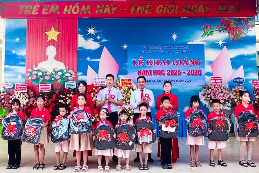 Hành trình nhân ái của thầy trò Trường tiểu học Mỹ Đức 1