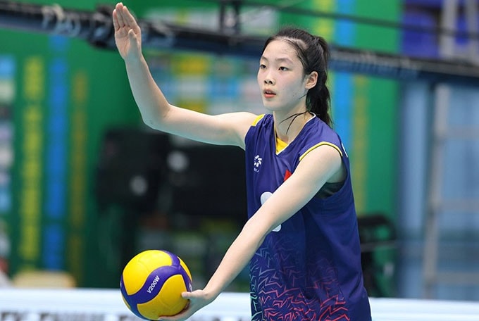 Phạm Quỳnh Hương được gọi lên tuyển bóng chuyền nữ Việt Nam
